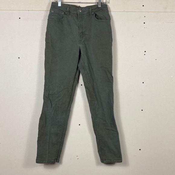 Levi’s vintage 550 relaxed‎ fit tapered leg faded green denim 28 mom jeans - Picture 1 of 16